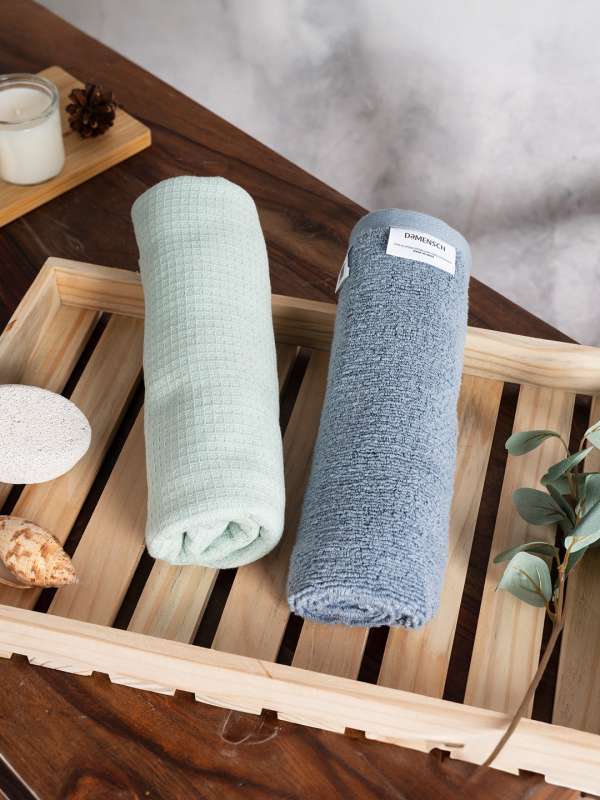 Bombay dyeing waffle cotton bath towel store