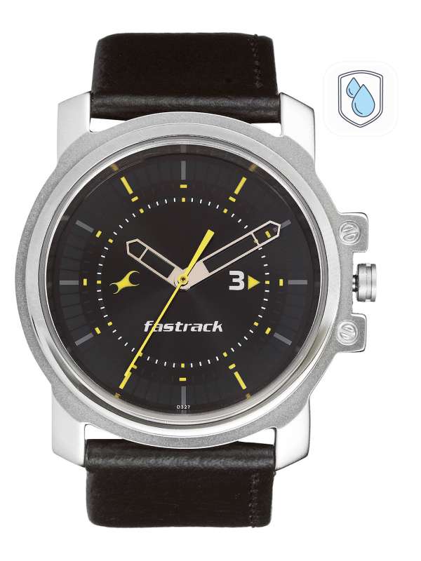 Fastrack Men Black Dial Watch Artic Id Na 4054 Pm 01 Buy
