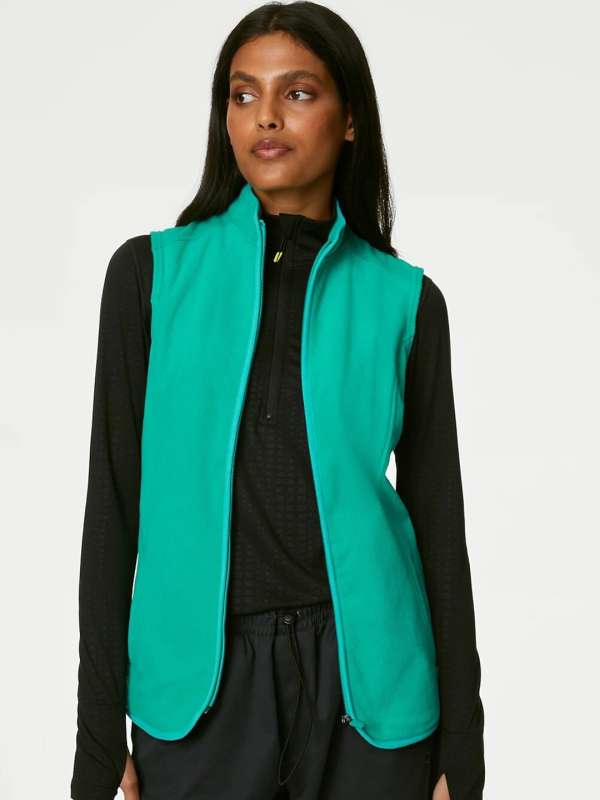 Women Sleeveless Jackets Buy Ladies fashionable Sleeveless Jackets Online Myntra