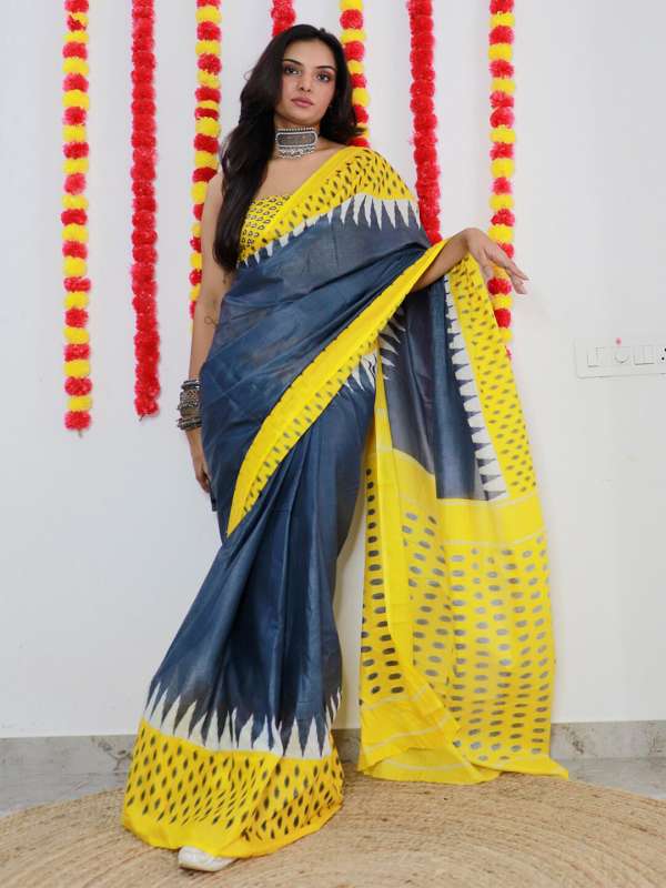 Ikat discount sarees online