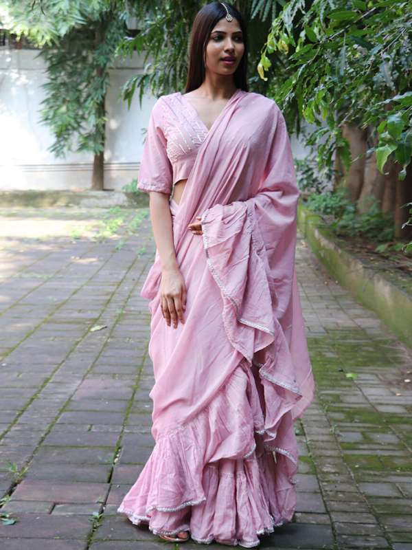 Myntra palazzo saree sales