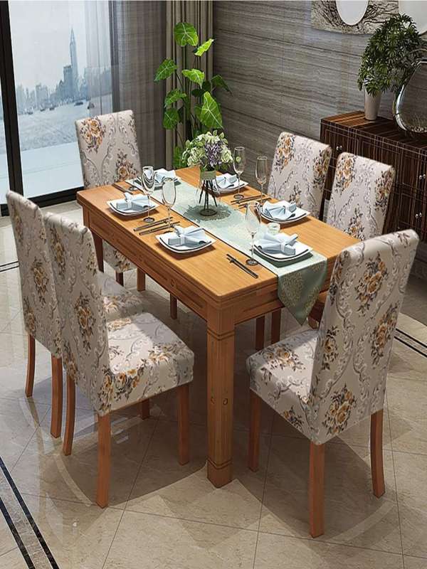 Dining table and online chair cover set