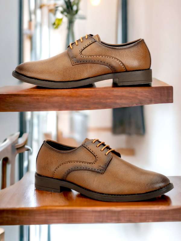 Men Tan Formal Shoes 6 Buy Men Tan Formal Shoes 6 online in India