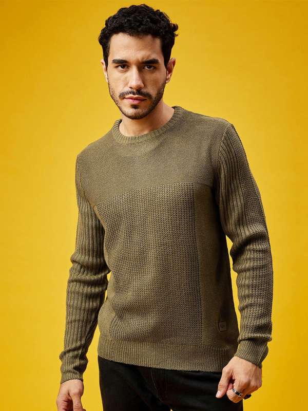 Long green sweater outlet