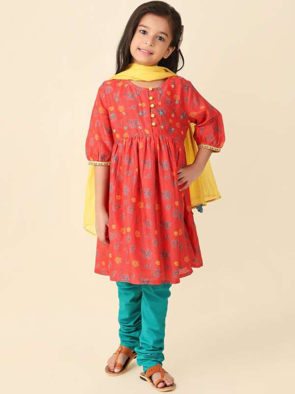 Fabindia Churidar Patiala And Dupatta Tunics Buy Fabindia