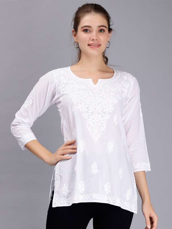 White Kurtis Buy White Kurtis Online in India Myntra