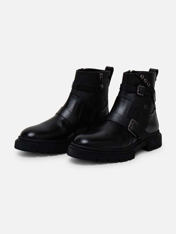 Buy Leather Boots Online At Best Prices In India Myntra