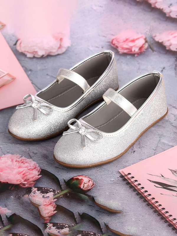 Silver Ballerina Shoes Flats Buy Silver Ballerina Shoes Flats online in India
