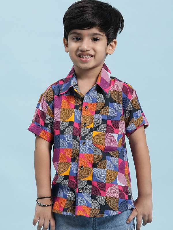 Party wear shirts for sales kids