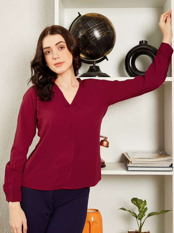 Red Formal Tops Buy Red Formal Tops online in India