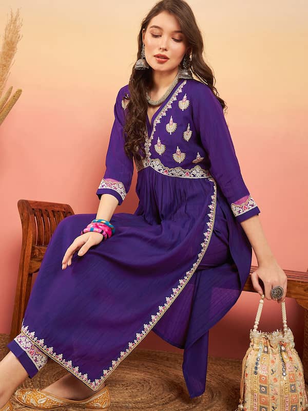 Buy Kurti With Pants Set Online In India - Etsy India-happymobile.vn