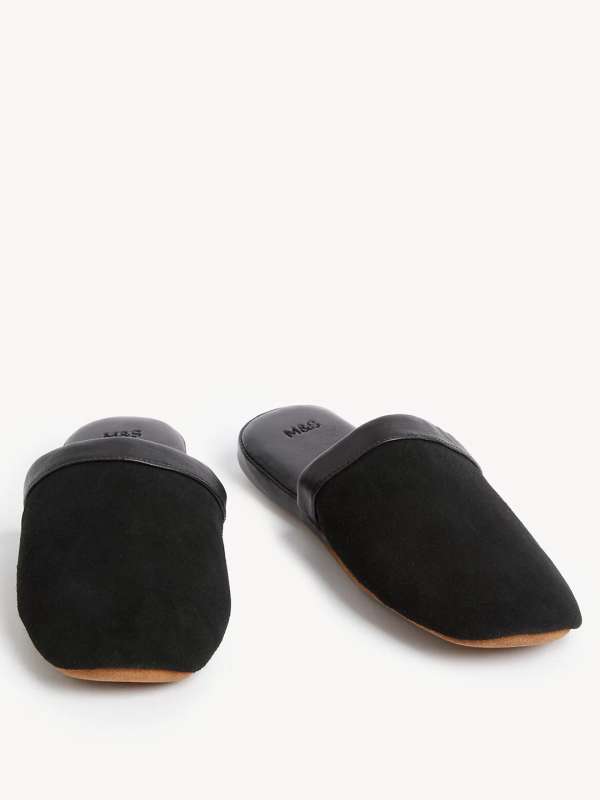 Marks and spencer best sale mens velcro slippers