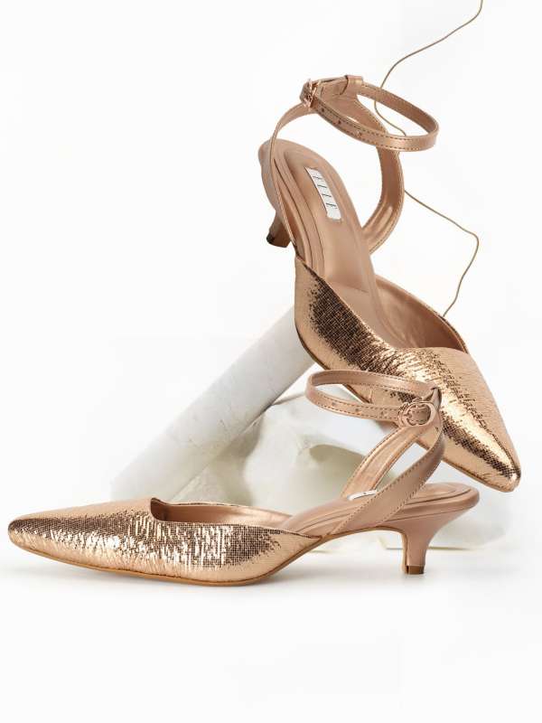 Gold star heels top