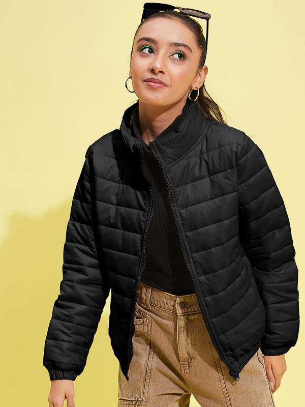 Jackets for girls black sale