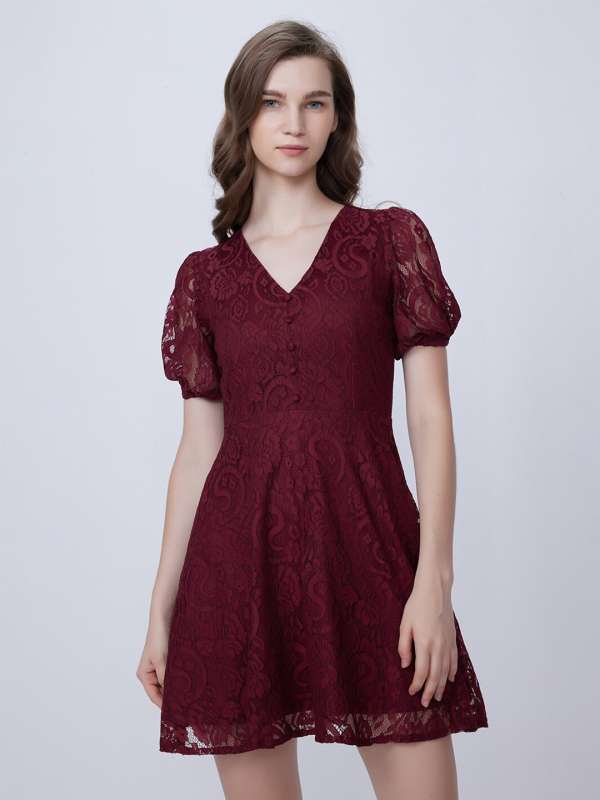 Cover story maroon dress outlet
