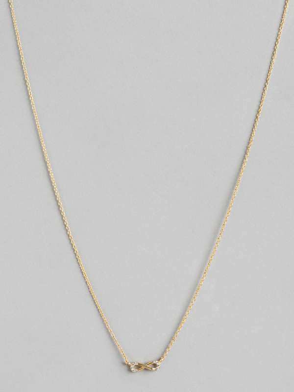 Infinity Brass Big Link Chain Necklace Toggle Necklace Endless