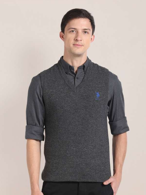 Us polo sleeveless best sale sweaters