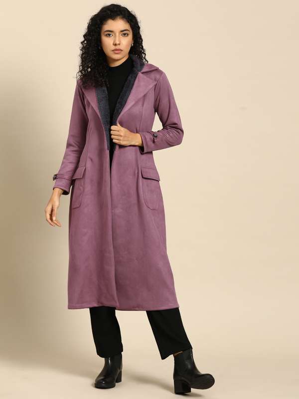 Purple overcoat outlet