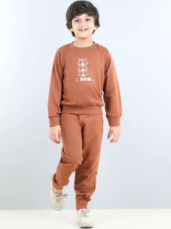 Boys brown tracksuit 2025