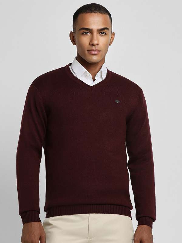 Maroon Sweaters Buy Maroon Sweaters online in India