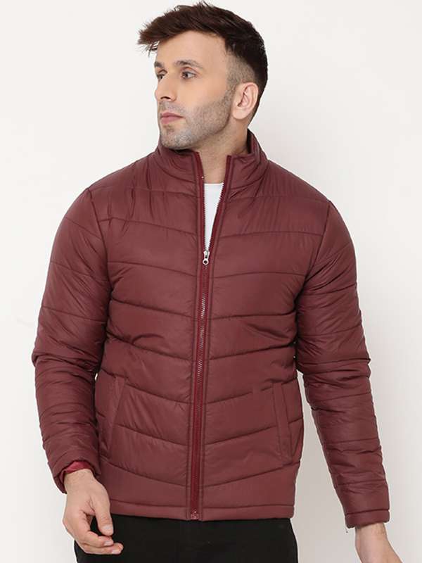 Maroon color new arrivals jacket mens