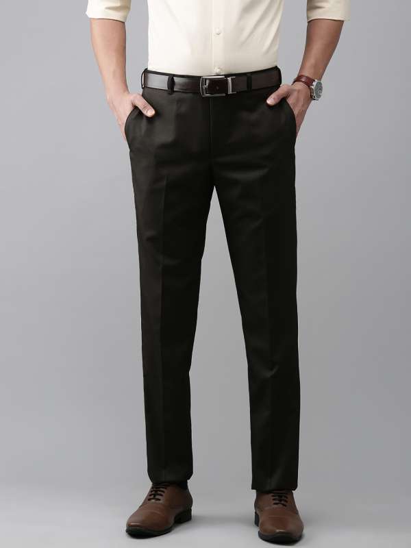 Black Stripe Trousers - Buy Black Stripe Trousers online in India