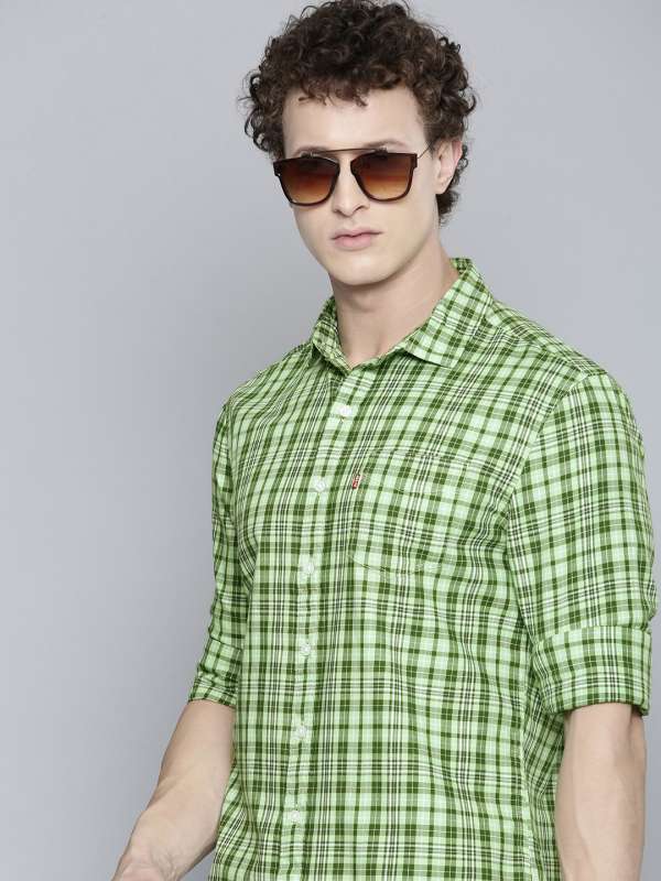 Levis hot sale green shirt