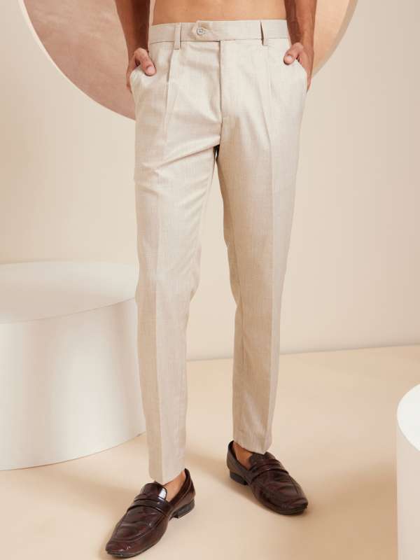 Buy Beige Trousers Online In India At Best Price Westside, 45% OFF