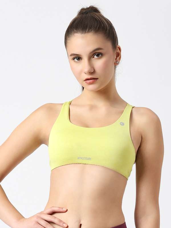 Buy Lovable Women's Girls Cotton Activewear Non-Padded Non-Wired Full  Coverage Racerback Sports Bra (Aqua Blue_Size-M) Online at Best Prices in  India - JioMart.