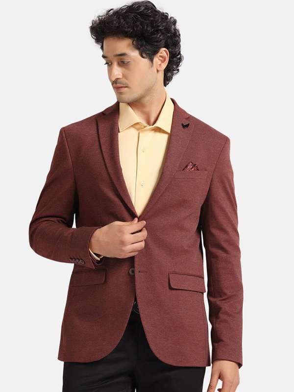 Red wine cheap colour blazer