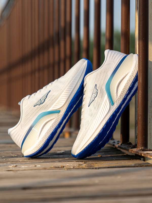 Mens white running shoes on sale online