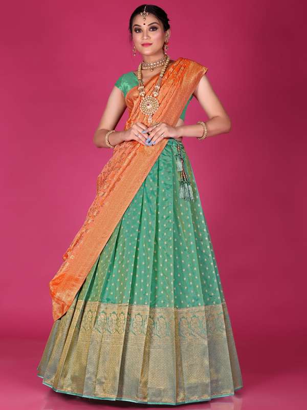 Half saree cheap online myntra