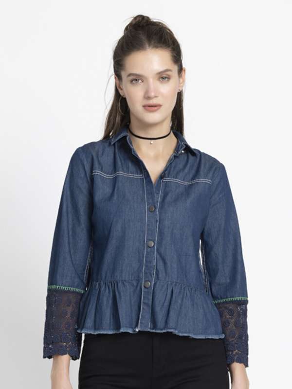 Buy jeans tops online cheap