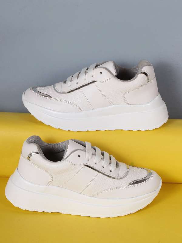 Grey and white sneakers clearance