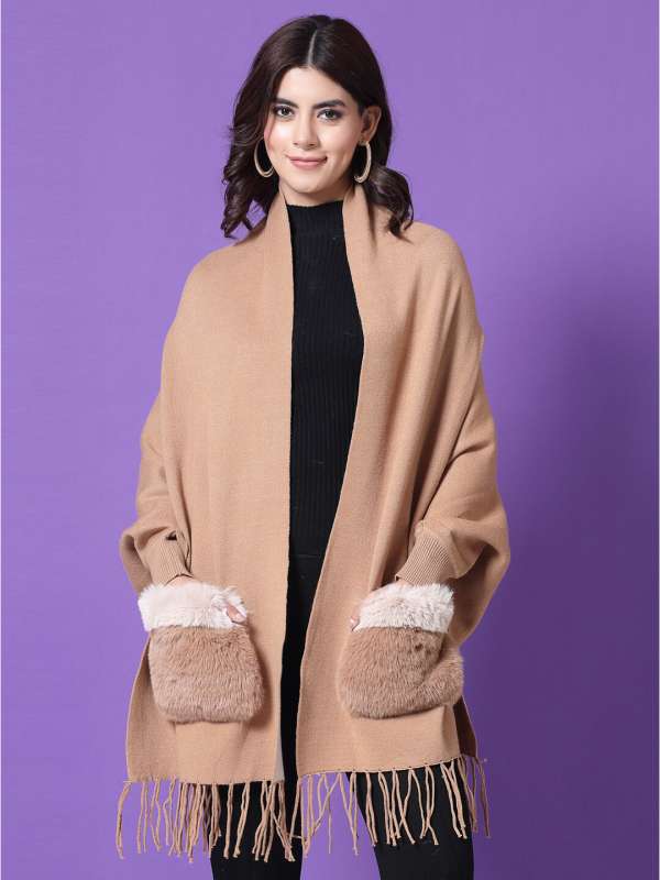 Fur deals sweater myntra