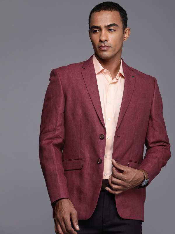 Louis philippe deals linen blazer