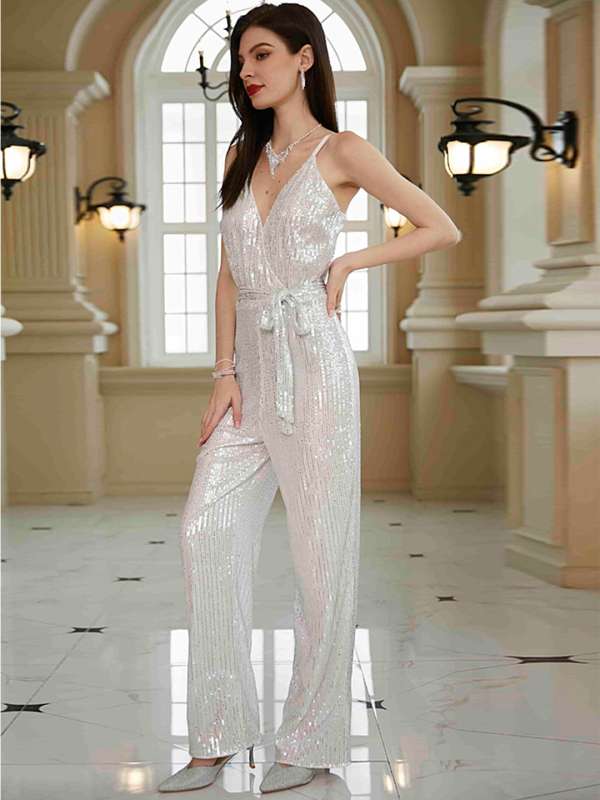 Sequin Jumpsuit Buy Sequin Jumpsuit online in India