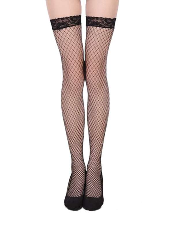 French Lace Thigh Highs