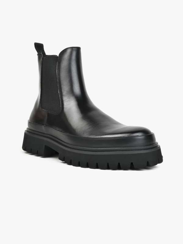 Aldo black boots mens discount