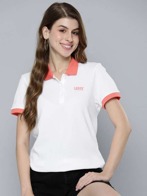 Levis white polo t shirt cheap