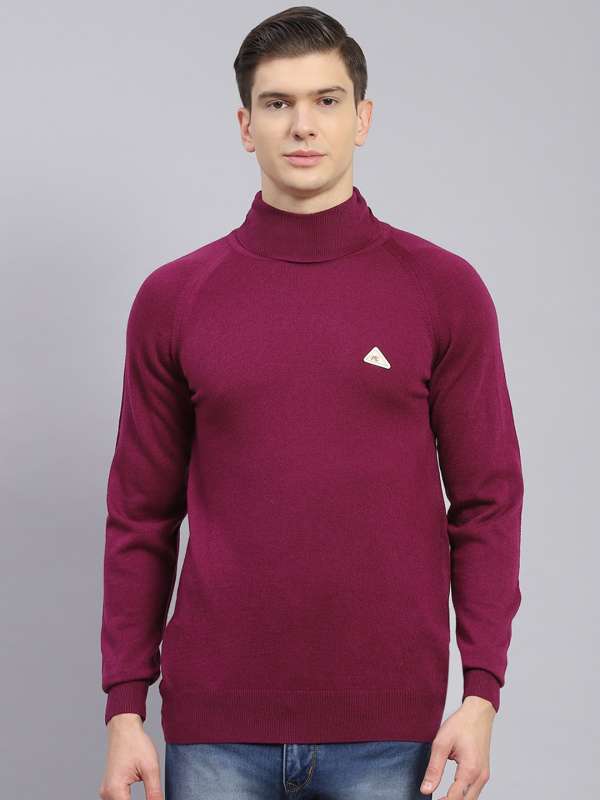 Purple shop sweater mens
