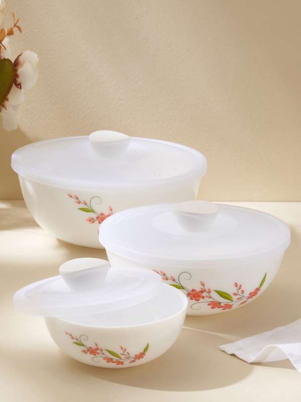 Serveware with lids store