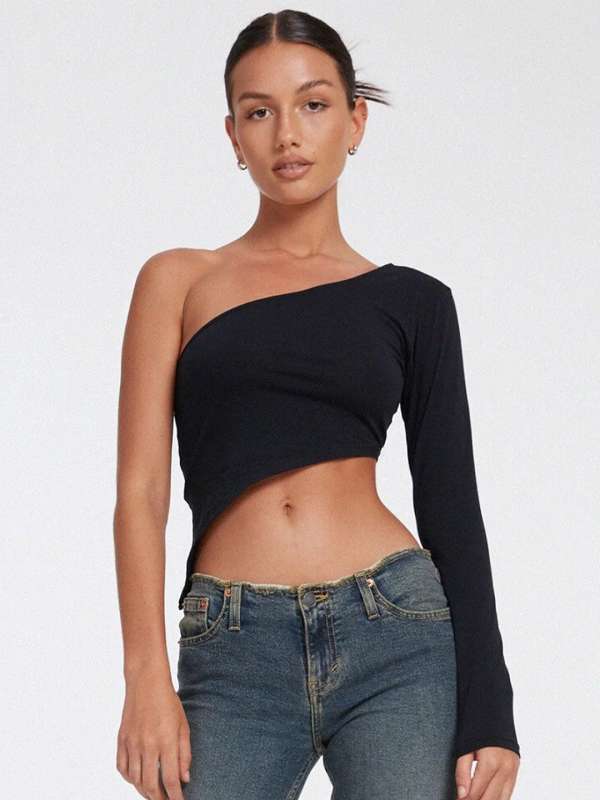 Nike one shoulder top outlet