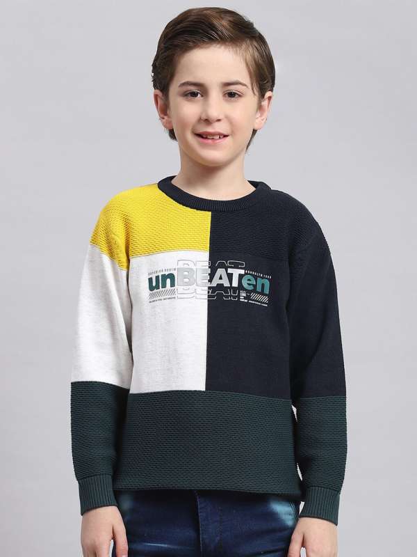 Monte Carlo Yellow Sweaters Myntra
