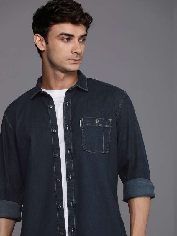 Louis philippe clearance denim shirt