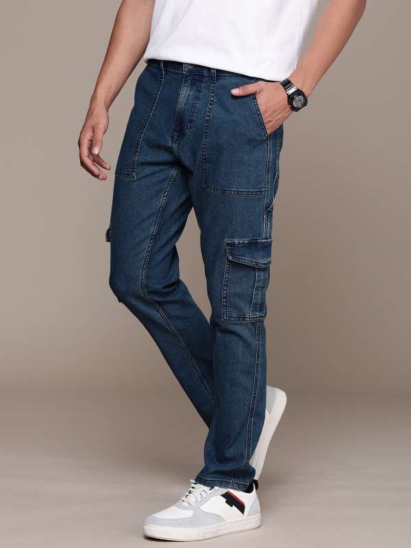 Striped jeans men top