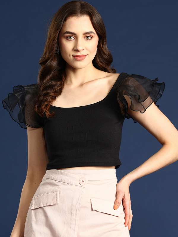Knitted tops myntra hotsell