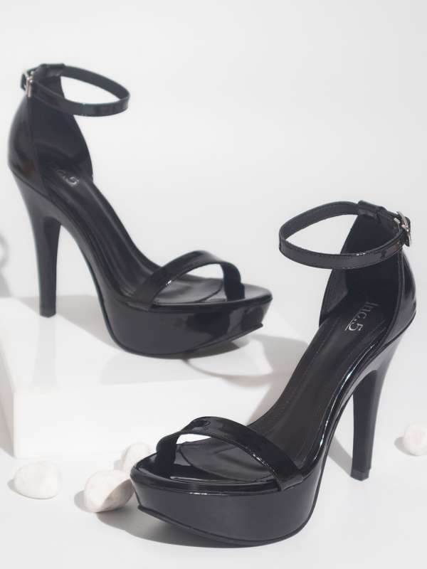 Black Platform Heels Buy Black Platform Heels online in India