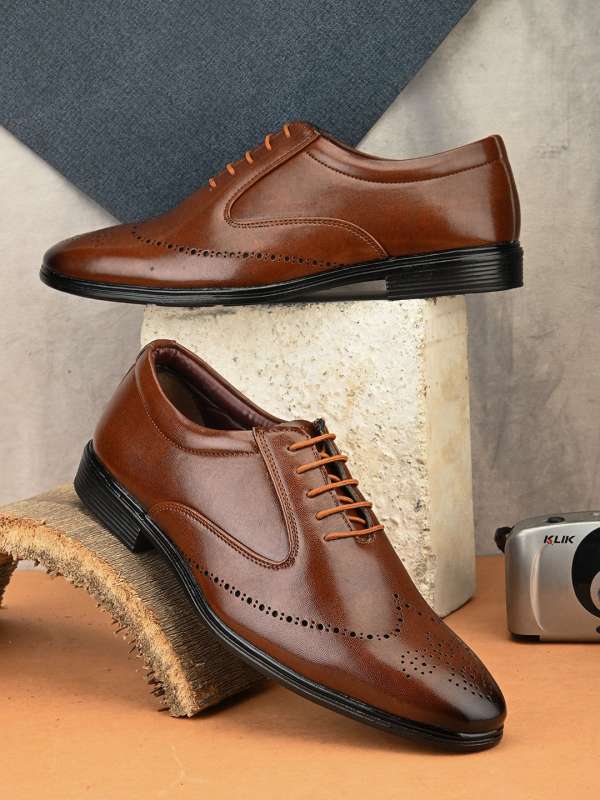 Mens light new arrivals tan brogues