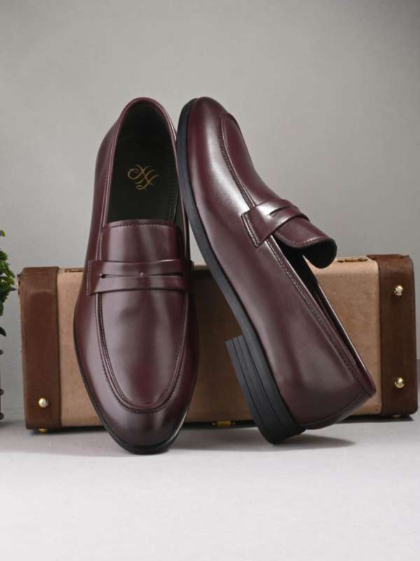 Maroon Formal Shoes Buy Maroon Formal Shoes online in India
